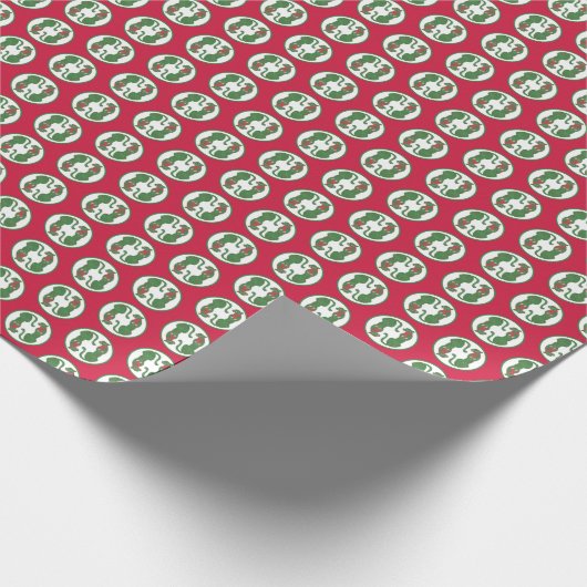 Christmas Cheetahs Geschenkpapier (Ecke)