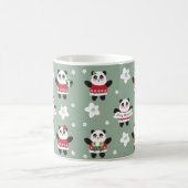 Christmas Cherry Blossom Panda Kaffeetasse (Mittel)