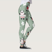 Christmas Cherry Blossom Panda Leggings (Rechts)