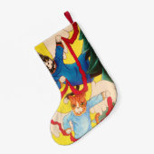 Christmas Cherub Angel Cats Kleiner Weihnachtsstrumpf (Rückseite (Hängend))