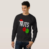Christmas Chest Nuts Christmas Couple Mr and Mrs L Sweatshirt (Vorne ganz)