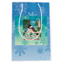Christmas Chickadee Chatter Mittlere Geschenktüte