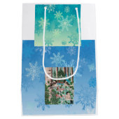 Christmas Chickadee Chatter Mittlere Geschenktüte (Rückseite)