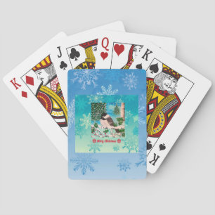 Christmas Chickadee Chatter Spielkarten