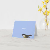 Christmas Chickadee Little Wish Karte (Gelbe Blume)