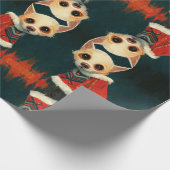 Christmas Chihuahua Geschenkpapier (Ecke)