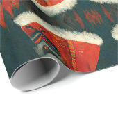 Christmas Chihuahua Geschenkpapier (Rolleneckpunkt)