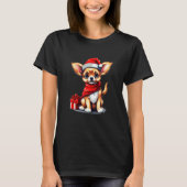 Christmas Chihuahua Graphic Festive Apparel Chihua T-Shirt (Vorderseite)