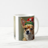 Christmas Chihuahua Kaffeetasse (VorderseiteRechts)