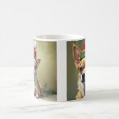 Christmas Chihuahua Kaffeetasse (Mittel)