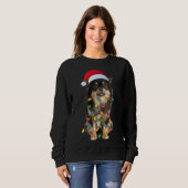 Christmas Chihuahua Long Hair Sweatshirt (Vorne ganz)
