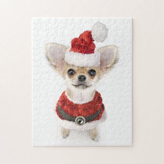 Christmas Chihuahua Puzzle (Vertikal)