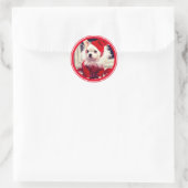 CHRISTMAS CHIHUAHUA Sticker UMSCHLAG AUFKLEBER (Tasche)