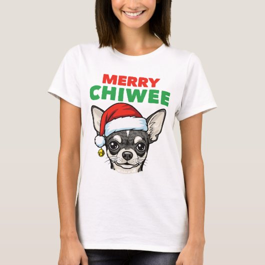 Christmas Chihuahua T-Shirt (Vorderseite)