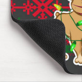 Christmas chihuahua wearing a medical mask mousepad (Ecke)