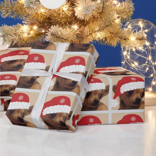 Christmas Chihuahua Wrapping Paper Geschenkpapier (Feiertage)
