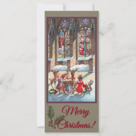 Christmas Children Nativity Photocard Karte