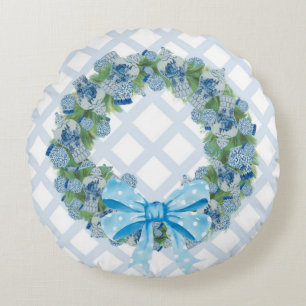 Christmas Chinoiserie Ginger Jar Jars  Rundes Kissen