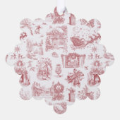 Christmas Chinoiserie Photo Tree Ornament (Rückseite)