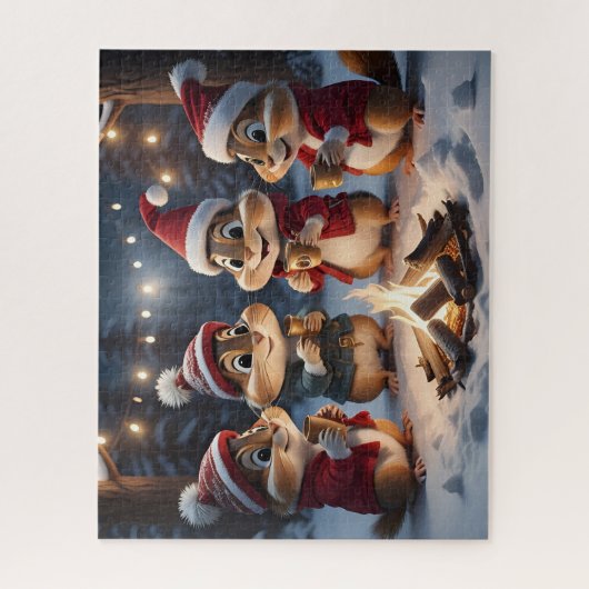 Christmas Chipmunks Puzzle (Vertikal)