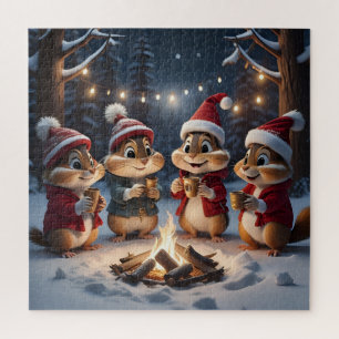 Christmas Chipmunks Puzzle