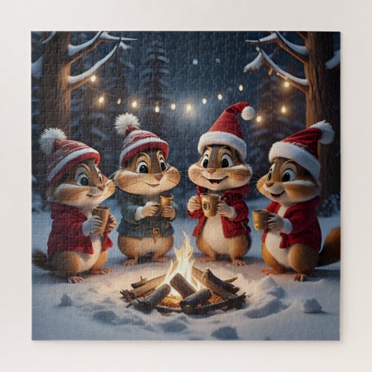 Christmas Chipmunks Puzzle (Vertikal)