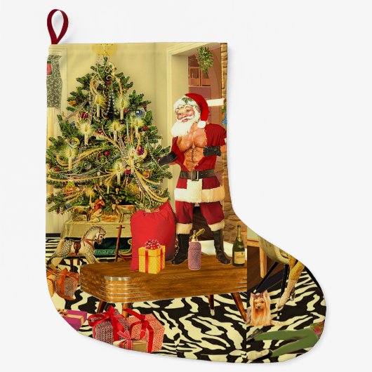 Christmas Chippendale Großer Weihnachtsstrumpf (Vorderseite)