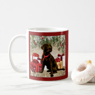 CHRISTMAS CHOCOLATE LABRADOR KAFFEETASSE
