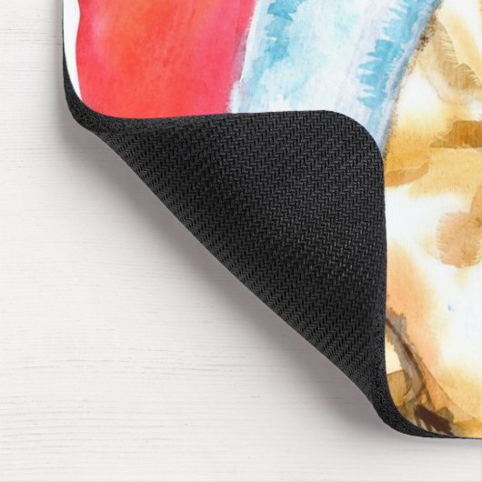 CHRISTMAS CHOW CHOW DOG | Dekorative Decken Mousepad (Ecke)