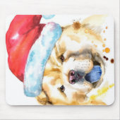 CHRISTMAS CHOW CHOW DOG | Dekorative Decken Mousepad (Vorne)