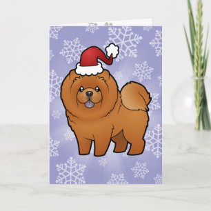 Christmas Chow Chow Feiertagskarte