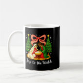 Christmas Christian Joy To The World Coquette Jesu Kaffeetasse (Links)