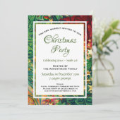 CHRISTMAS Christlich Retro Personalisiertes Party Einladung (Stehend Vorderseite)