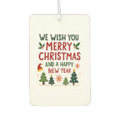 Christmas Christmas Christmas Christmas Christmas Autolufterfrischer (Vorderseite)