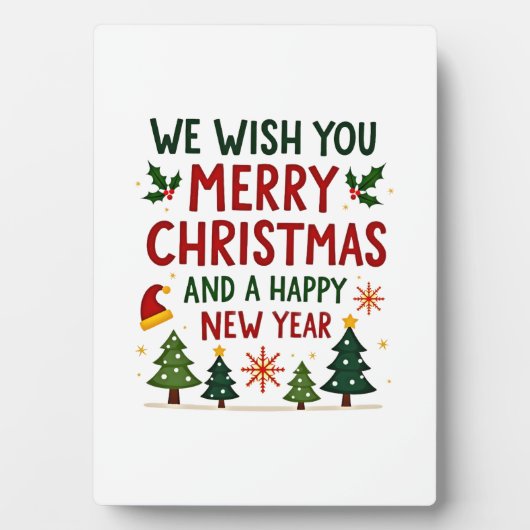 Christmas Christmas Christmas Christmas Christmas  Fotoplatte (Vorderseite)