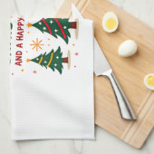 Christmas Christmas Christmas Christmas Christmas Geschirrtuch (Viertel Falte)