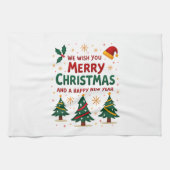 Christmas Christmas Christmas Christmas Christmas Geschirrtuch (Horizontal)