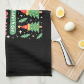 Christmas Christmas Christmas Christmas Christmas Geschirrtuch (Viertel Falte)