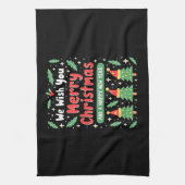 Christmas Christmas Christmas Christmas Christmas Geschirrtuch (Vertikal)