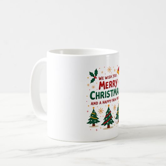 Christmas Christmas Christmas Christmas Christmas Kaffeetasse (Vorderseite Links)