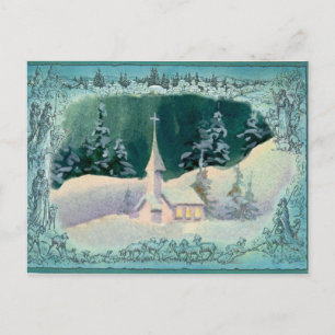 CHRISTMAS CHURS by SHARON SHARPE Feiertagspostkarte