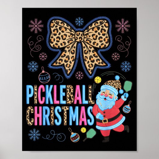 Christmas Ckleball Fun_ Funny For The Srts Lover  Poster (Vorne)