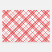 Christmas classic holiday simple geschenkpapier set (Vorderseite 3)