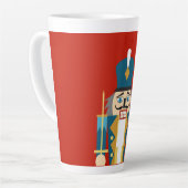 Christmas Classic Nutcracker Untersetzer Milchtasse (Linke Ecke)