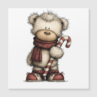 Christmas Clipart Collection | Teddy Bear Magnetkarte