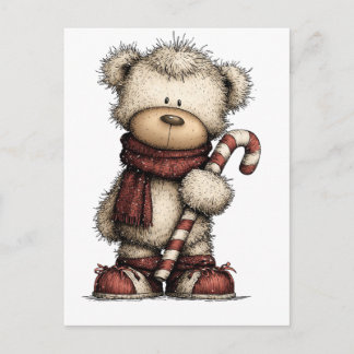 Christmas Clipart Collection | Teddy Bear Postkarte
