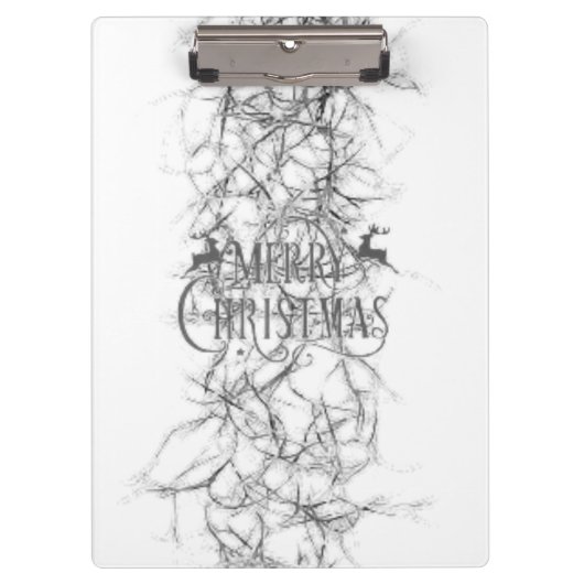 CHRISTMAS Clipboard ART UND DESIGN Klemmbrett (Vorderseite)