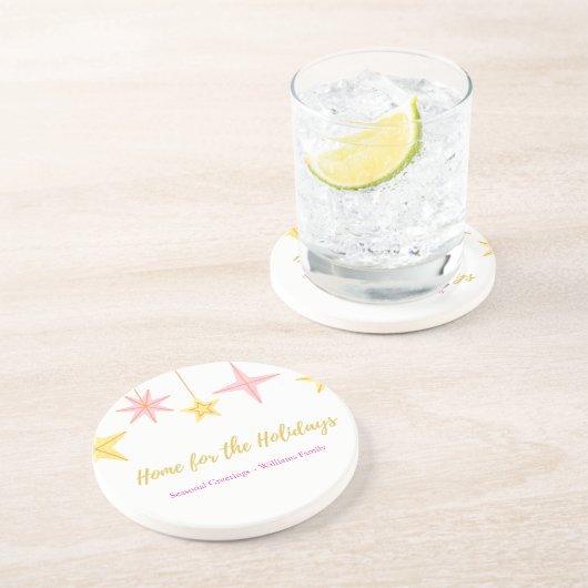 Christmas Coaster Getränkeuntersetzer (Seite)