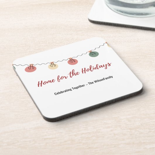 Christmas Coaster Getränkeuntersetzer (Linke Seite)