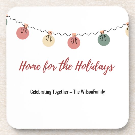 Christmas Coaster Getränkeuntersetzer (Vorderseite)